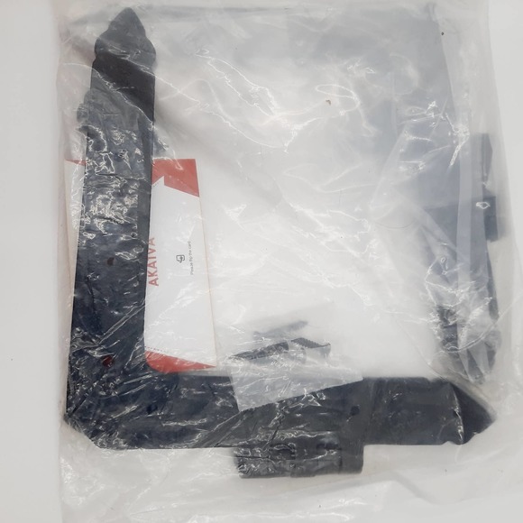 New in package Akatva Black Gate Door Cabinet Strap Hinge Set 2 pc. 7.008 inches - Picture 4 of 9